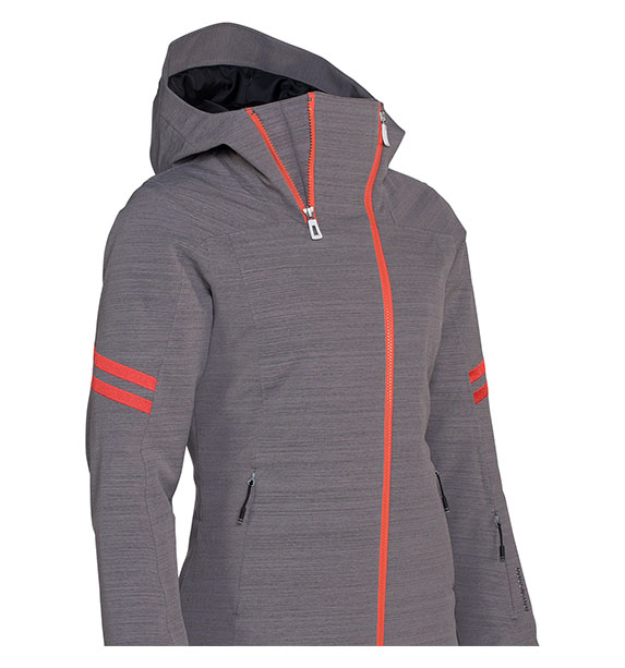 Lyžařské bundy: Rossignol Woman GEANT OXFORD JKT šedá bunda S