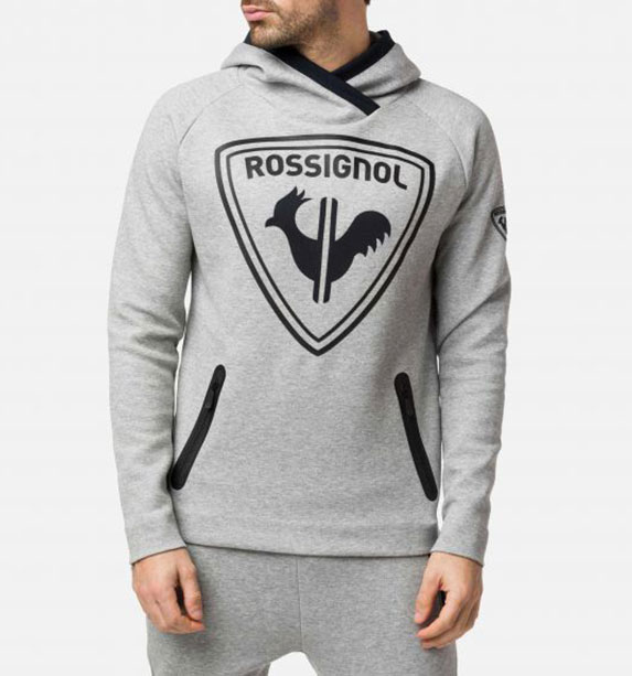 Mikiny a vrstvy: Rossignol LIFETECH HOODY Grey mikina-L - Main Image