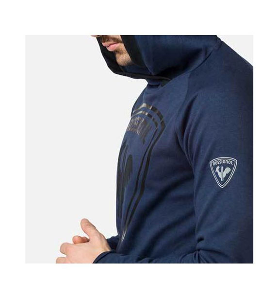 Mikiny a vrstvy: Rossignol LIFETECH HOODY Blue mikina-M
