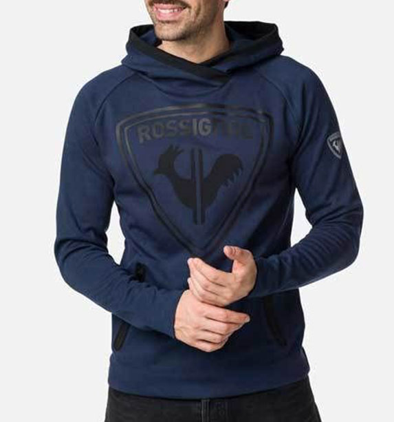 Mikiny a vrstvy: Rossignol LIFETECH HOODY Blue mikina-M