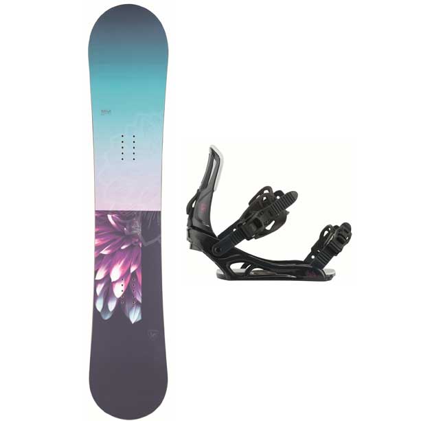 Snowboard prkna Rossignol Gala +Gala S/M dámský snowboard s vázáním