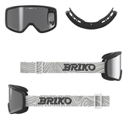 Briko CHILL-White Graphic  SM2-lyž.brýle