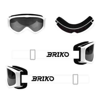 Briko THUNDER-White  SM2-lyž.brýle