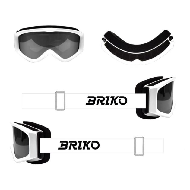 Briko THUNDER-White  SM2-lyž.brýle