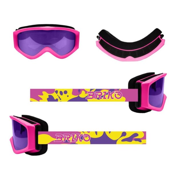 Briko THUNDER-Graphic Cerise  PUM-lyž.brýle
