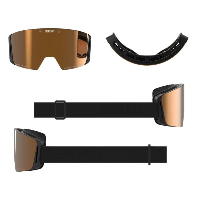 Briko TITAN 8 SHARP LITE 2 LENSES-Black SBRM2Y1-lyž.brýle