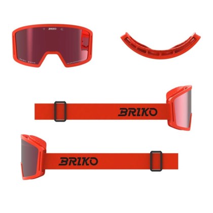 Briko FROSTBITE-ORANGE FLUO  RM2-lyž.brýle
