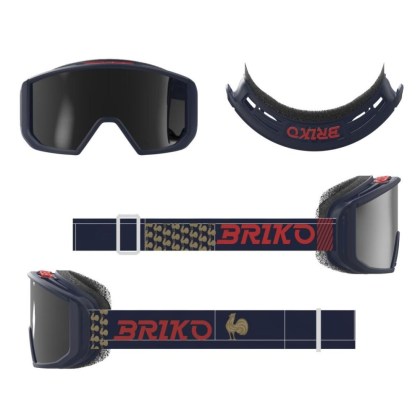 Briko VULCANO MASK FRANCE-Tangaroa Blue Golden-lyž.brýle