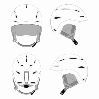 Briko ELLI-MATT SHINY WHITE-helma