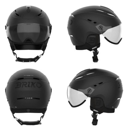 Briko ELIO VISOR PHOTO-Matt Black  PH03-helma