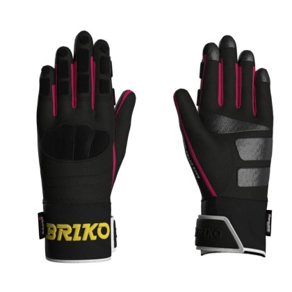 Briko RACE GLOVE EW-Black  Pink Peacock-rukavice