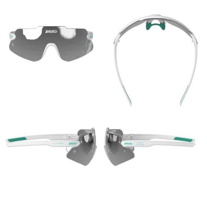 Briko STARLIGHT 2.0 3 LENSES-White Green Caribbea-slun.brýle