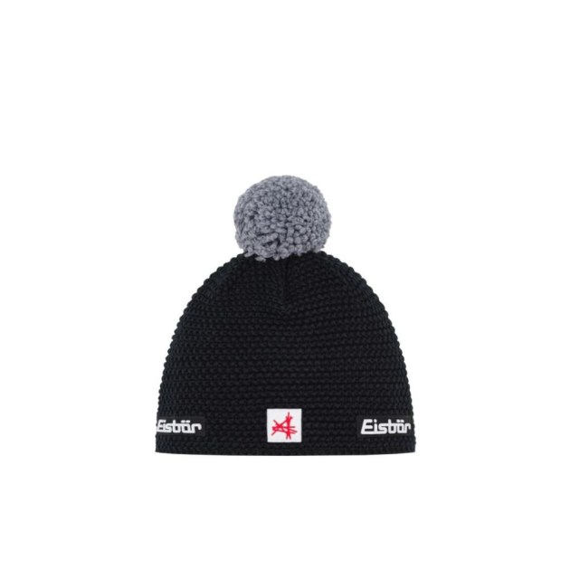 Eisbär Jamie Pompon MÜ SA-schwarz/graumele