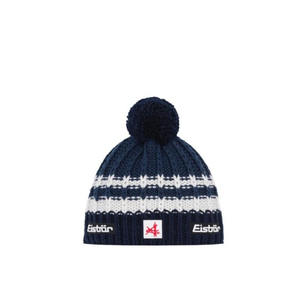 Eisbär Kova Pompon MÜ SA-nacht-white-dark cobalt/nacht