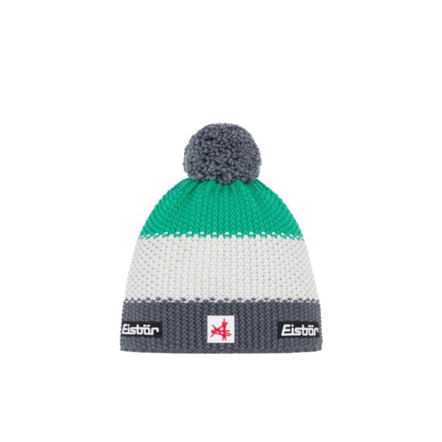 Eisbär Star Pompon MÜ SA-anthr-white-mineral green