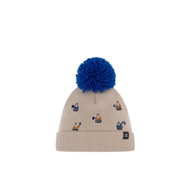 Eisbär Talur Pompon MÜ kids-brushed silver/lapis
