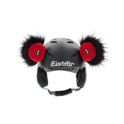 Eisbär Teddy Ears-schwarz-rot