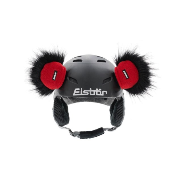 Eisbär Teddy Ears-schwarz-rot