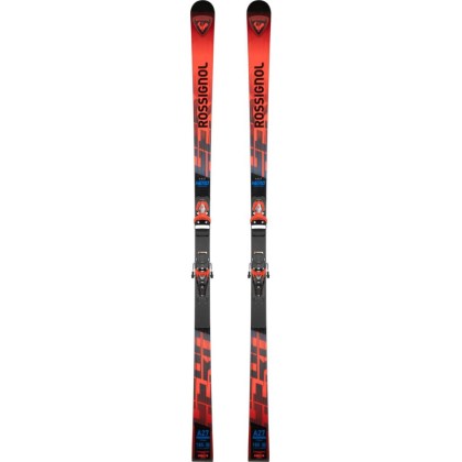 Rossignol HERO ATHLETE GS 185 R22 + SPX 15 ROCKERACE HOT RED / RANGB01+FCLBS02 -set
