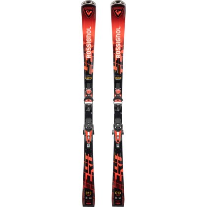 Rossignol HERO CARVE KONECT + NX 12 K GW BLK HOT RED  lyže s vázáním