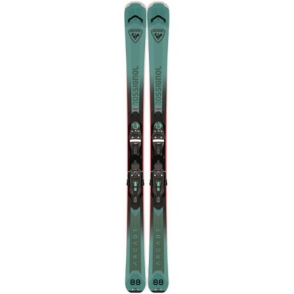 Rossignol ARCADE 88 KONECT + NX 12 KONECT GW B90 BLACK BLUE / RANFW02+FCOCN04 -set