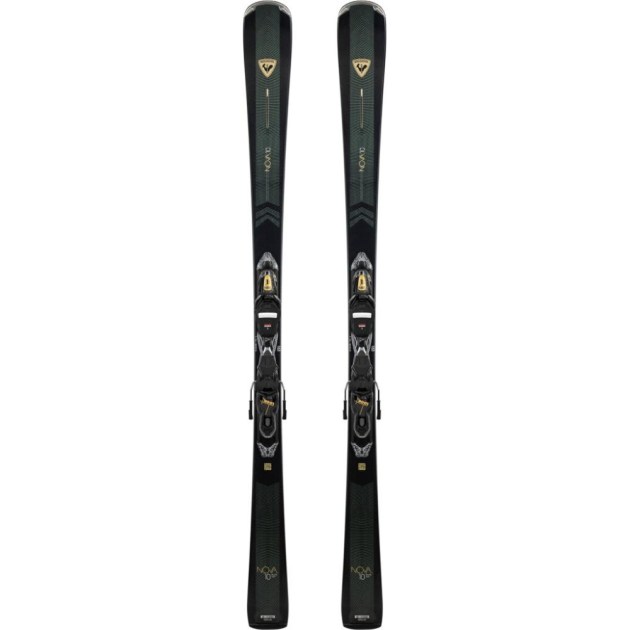Rossignol NOVA 10 XPRESS + XPRESS W 11 GW BLACK GOLD dámské lyže s vázáním