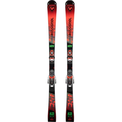 Rossignol HERO SL PRO 128-149 R21 PRO + SPX 11 GW HOT RED Závodní dětské lyže s vázáním