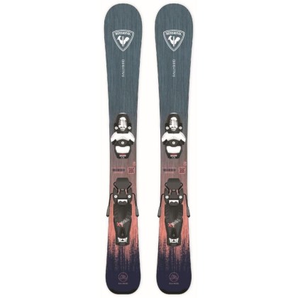 Rossignol RALLYBIRD KID PRE-DRILLED + TEAM 4 GW B76 BLACK / RAOWE02+FCKKT01 -set