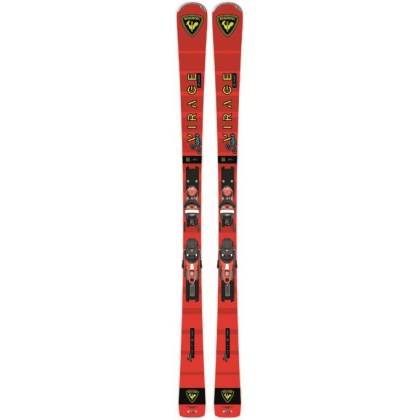 Rossignol SUPER VIRAGE VI OVERSIZE K / NX 12 KONECT GW B80 BK HOT RED/ RAOPX04+FCLCN03 - set