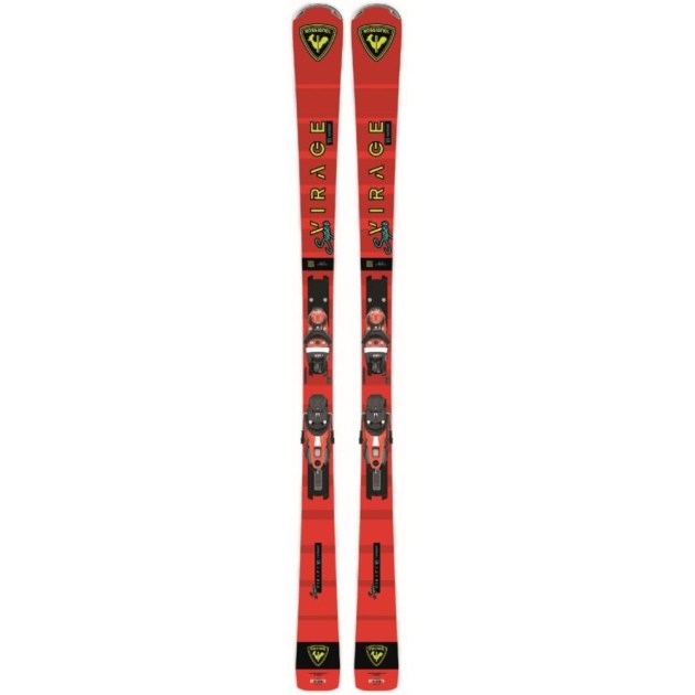 Rossignol SUPER VIRAGE VI OVERSIZE K / NX 12 KONECT GW B80 BK HOT RED/ RAOPX04+FCLCN03 - set