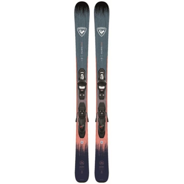 Rossignol RALLYBIRD JR KID-X KID 4 GW B76 BLACK-set/RAOJC03 + FCKKK01