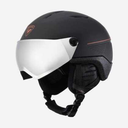 Rossignol FIT VISOR IMPACTS PHOTOCHR BLK lyžařská snb helma
