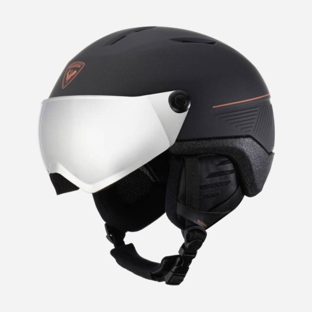 Rossignol FIT VISOR IMPACTS PHOTOCHR BLK lyžařská snb helma