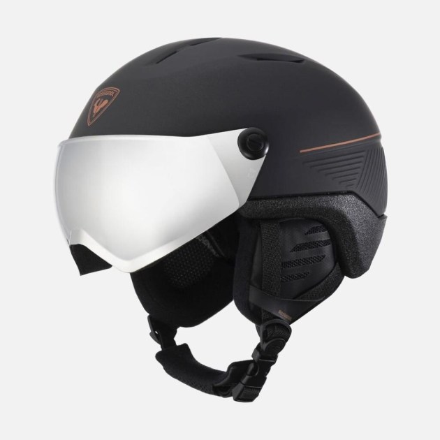 Rossignol FIT VISOR IMPACTS PHOTOCHR BLK lyžařská snb helma