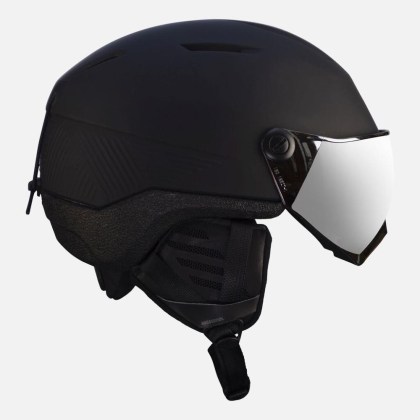 Rossignol FIT VISOR IMPACTS BLACK-helma