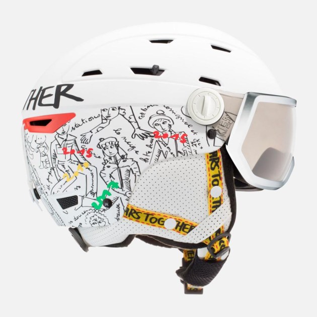 Rossignol ALLSPEED VISOR IMP PHOTCH JCC dámská lyžařská snb helma s visorem