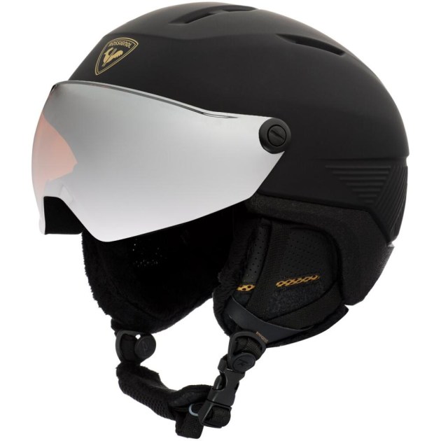 Rossignol FIT VISOR IMPACTS W BLACK-helma
