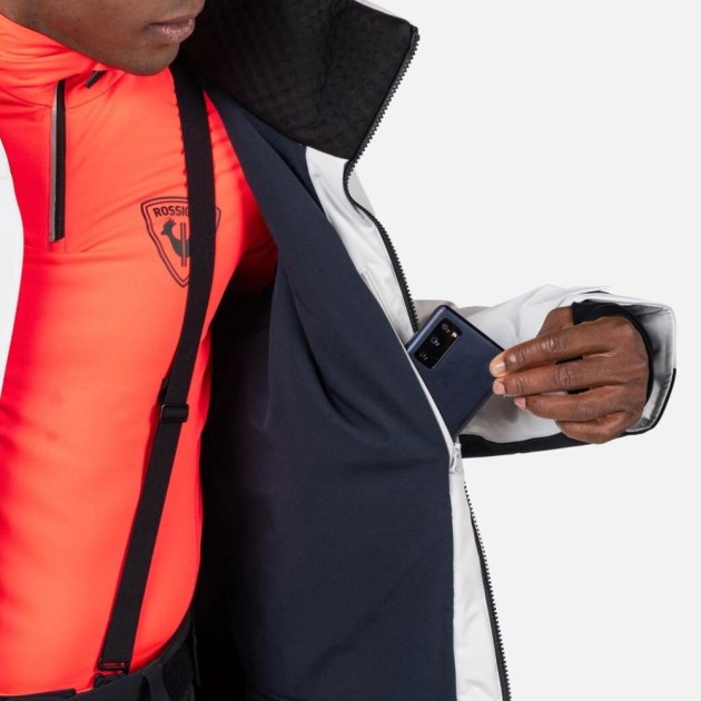 Rossignol HERO BLACKSIDE INSULATED JKT-SOFT GREY-bunda