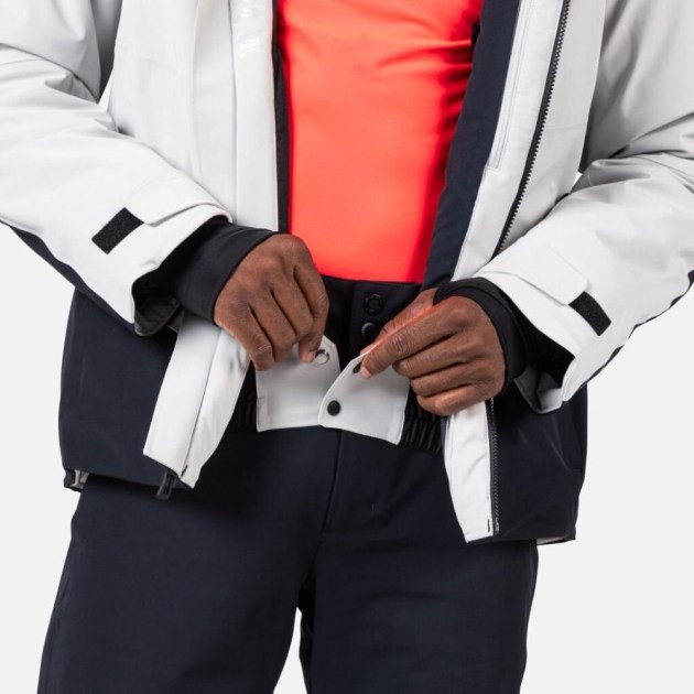 Rossignol HERO BLACKSIDE INSULATED JKT-SOFT GREY-bunda