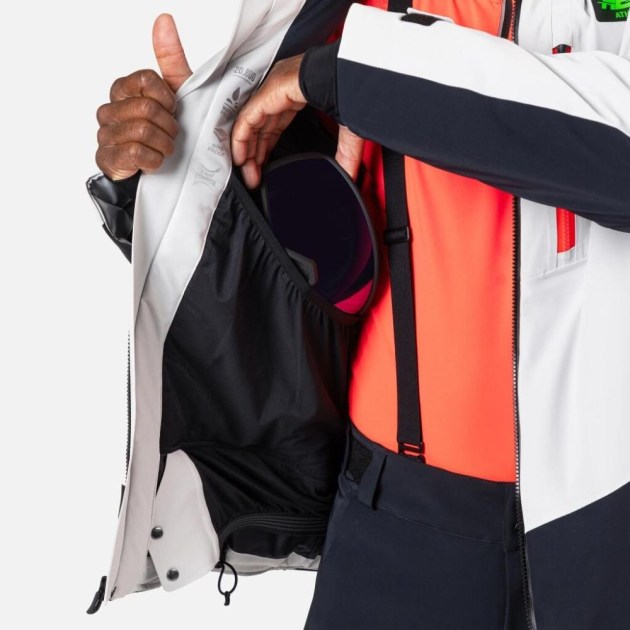 Rossignol HERO BLACKSIDE INSULATED JKT-SOFT GREY-bunda