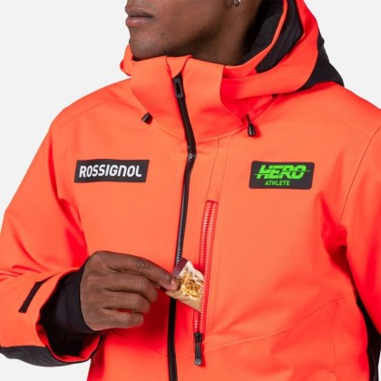 Rossignol HERO BLACKSIDE INSULATED JKT-NEON RED-bunda