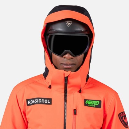 Rossignol HERO BLACKSIDE INSULATED JKT-NEON RED-bunda