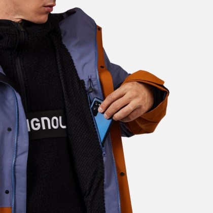 Rossignol DESAFIO 2L SHELL JKT-TRUE NIGHT BLUE-bunda