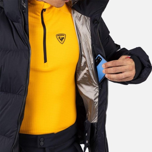 Rossignol DAILLE DOWN JKT-BLACK-bunda