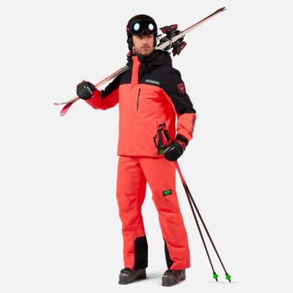 Rossignol HERO INSULATED SKI PANT-NEON RED-kalhoty