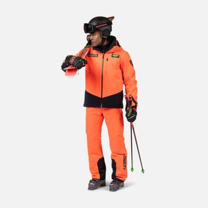 Rossignol HERO BLACKSIDE INSULATED PANT-NEON RED-kalhoty