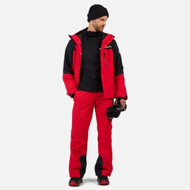 Rossignol INSULATED SKI PANT-SPORTS RED-kalhoty