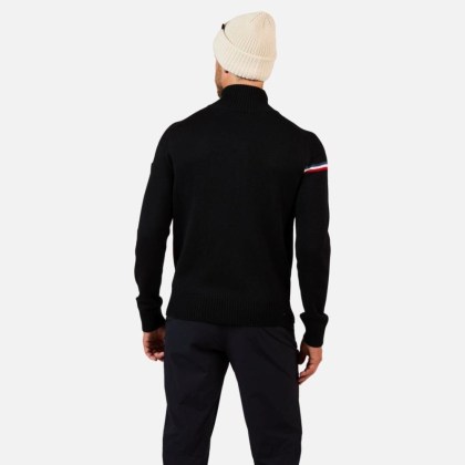 Rossignol ODYSSEUS FZ MERINO SWEATER-BLACK-triko