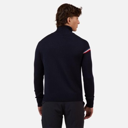 Rossignol ODYSSEUS FZ MERINO SWEATER-DARK NAVY-triko