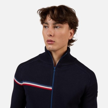 Rossignol ODYSSEUS FZ MERINO SWEATER-DARK NAVY-triko